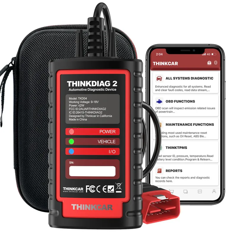 THINKCAR THINKDIAG 2 bidirectional Bluetooth diagnostic scanner with smartphone app