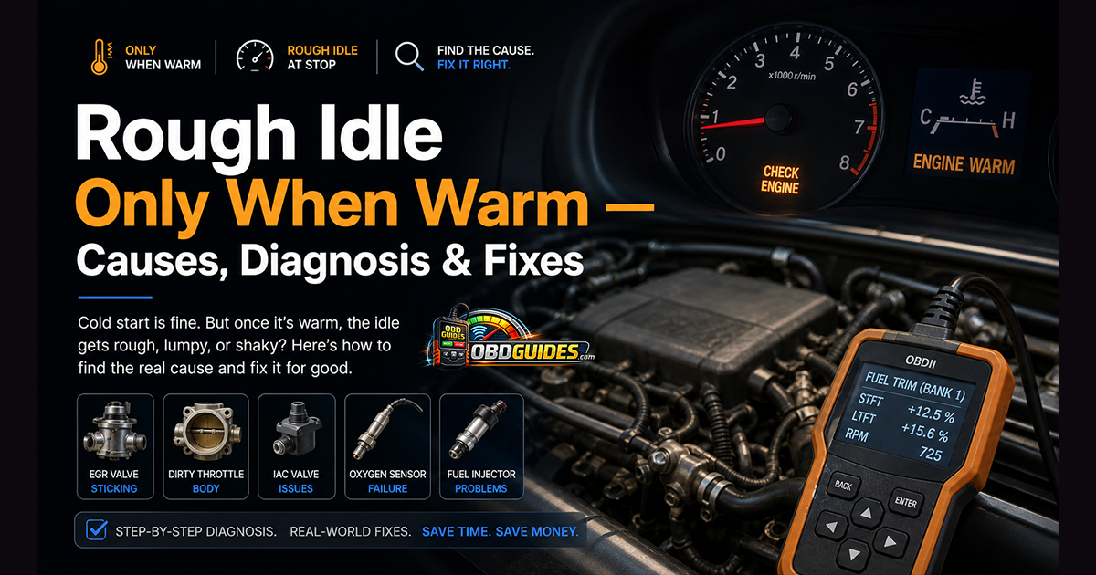 Rough Idle Only When Warm