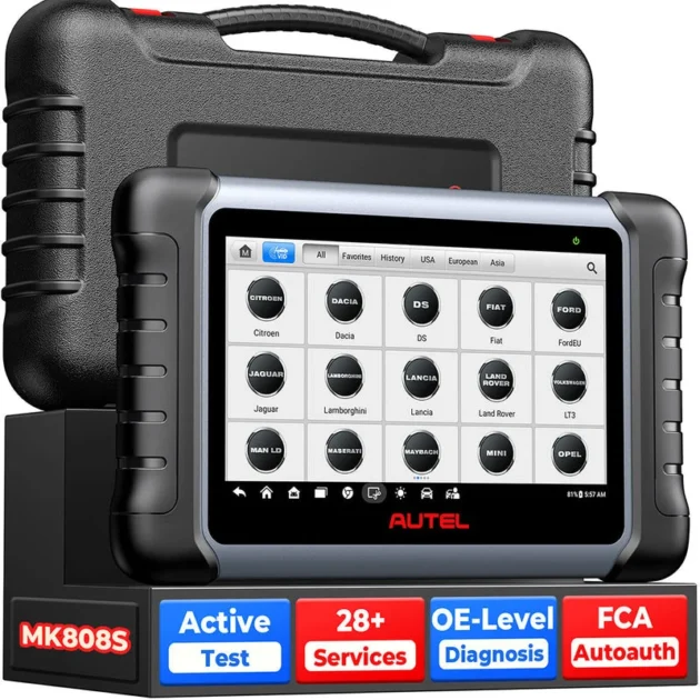 Autel MaxiCOM MK808S diagnostic scanner, actual retailer product photograph